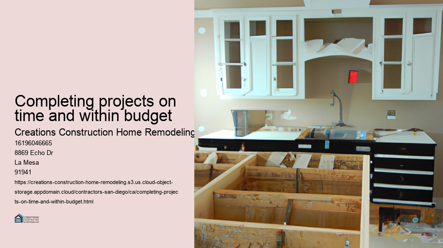 Completing projects on time and within budget