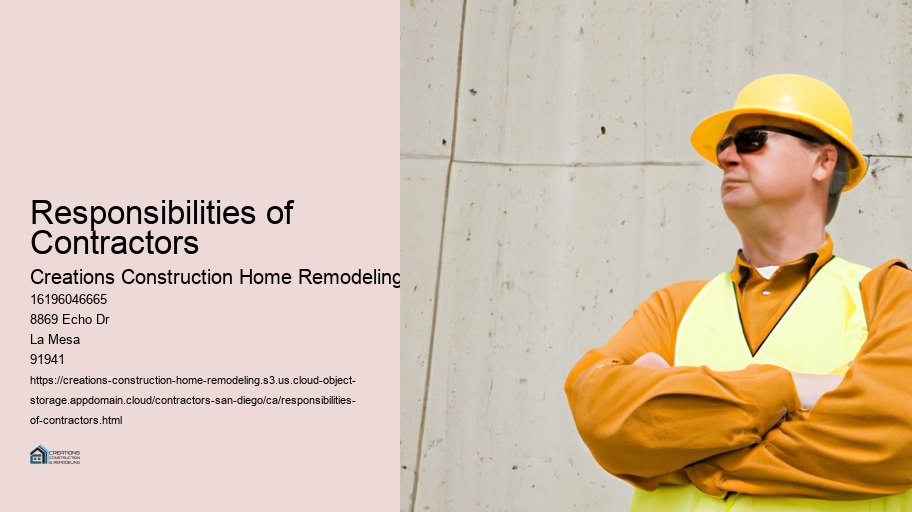 Responsibilities of Contractors